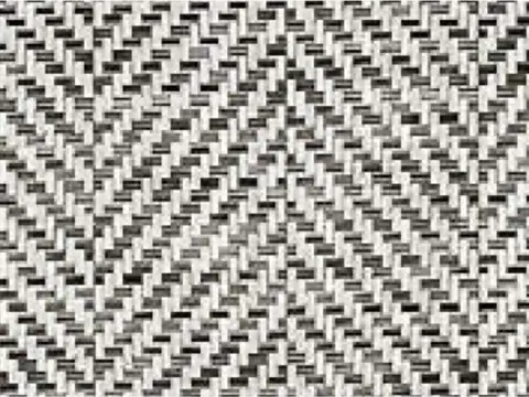 Textiel keukenfolie &ndash; Mini visgraat grijs